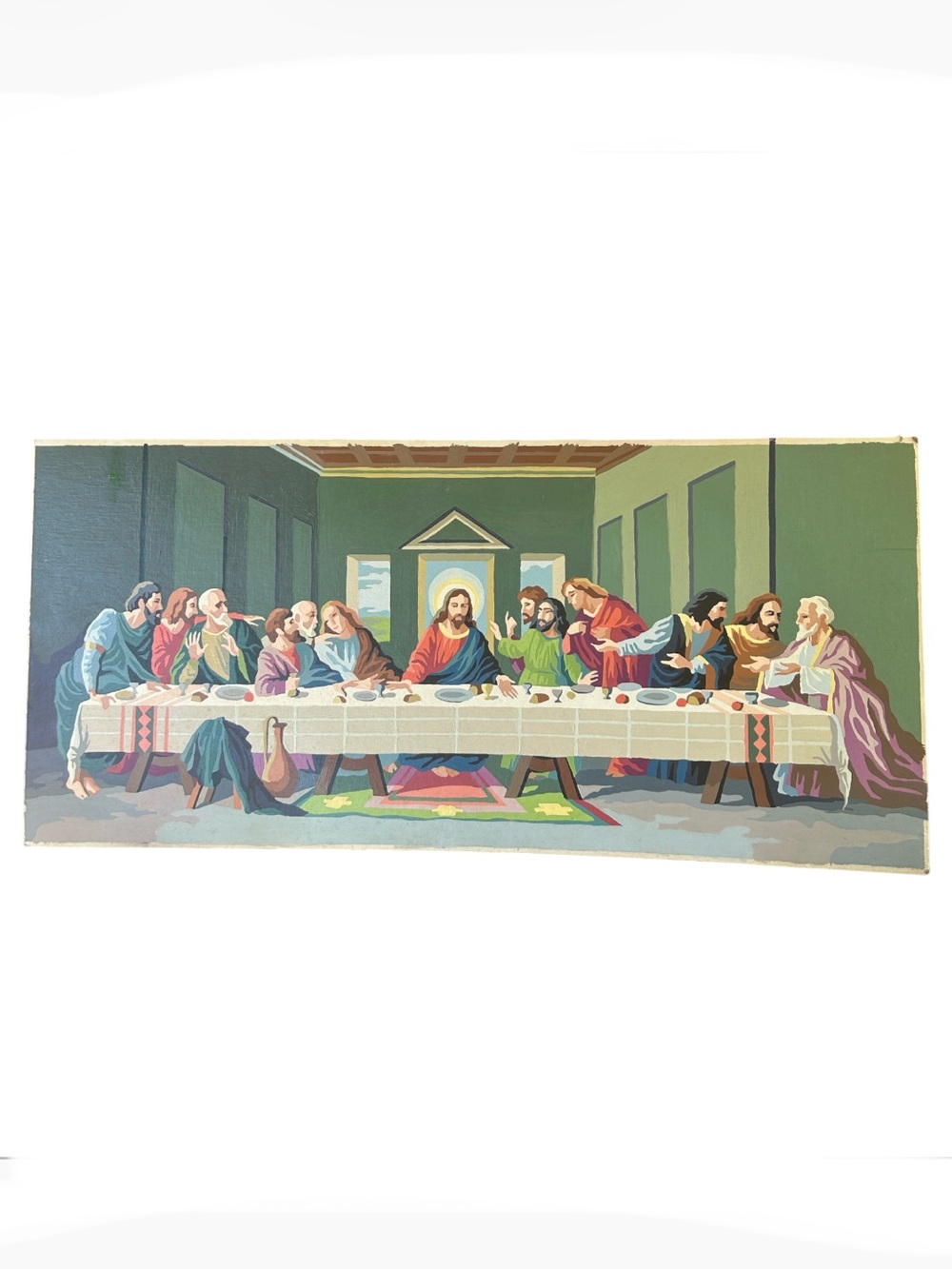 Vintage Leonardo da Vinci’s The Last Supper Paint-By-Number Picture